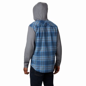 Columbia Flare Gun™ Stretch Hoodie Herr Blå/Grå (ADRMU3162)